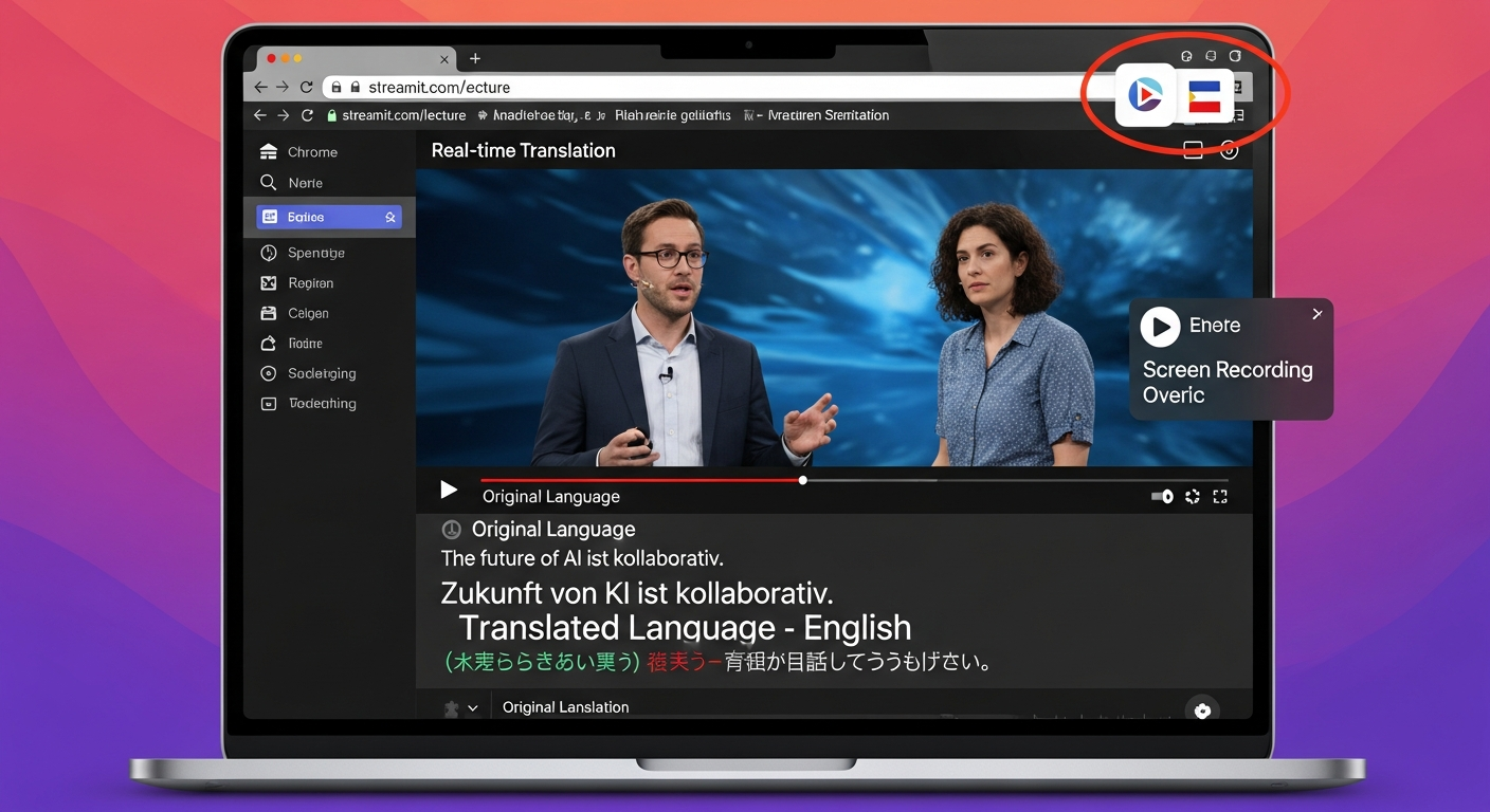 Błyskawiczna Globalizacja: Rozszerzenie Scopio do Chrome dla Tłumaczenia i Dubbingu Wideo w Czasie Rzeczywistym